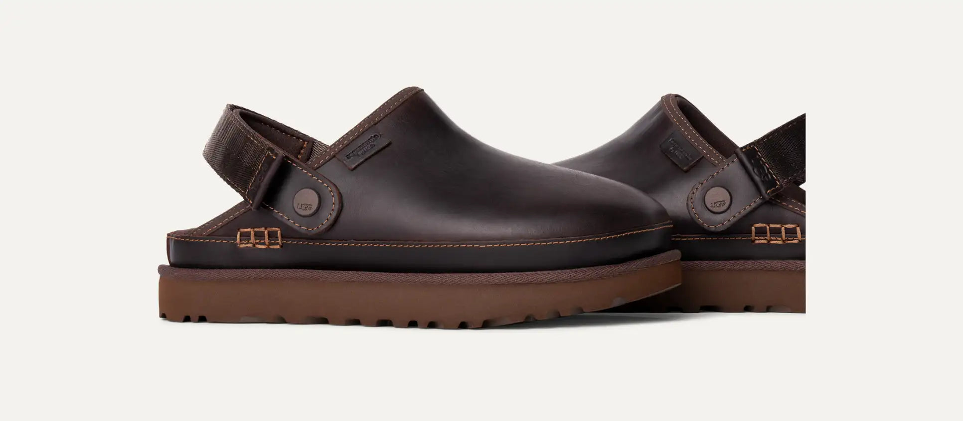 UGG® Goldenstar Clog – Regenerative Leather Clog with Swivel Heel Strap & Eco Comfort