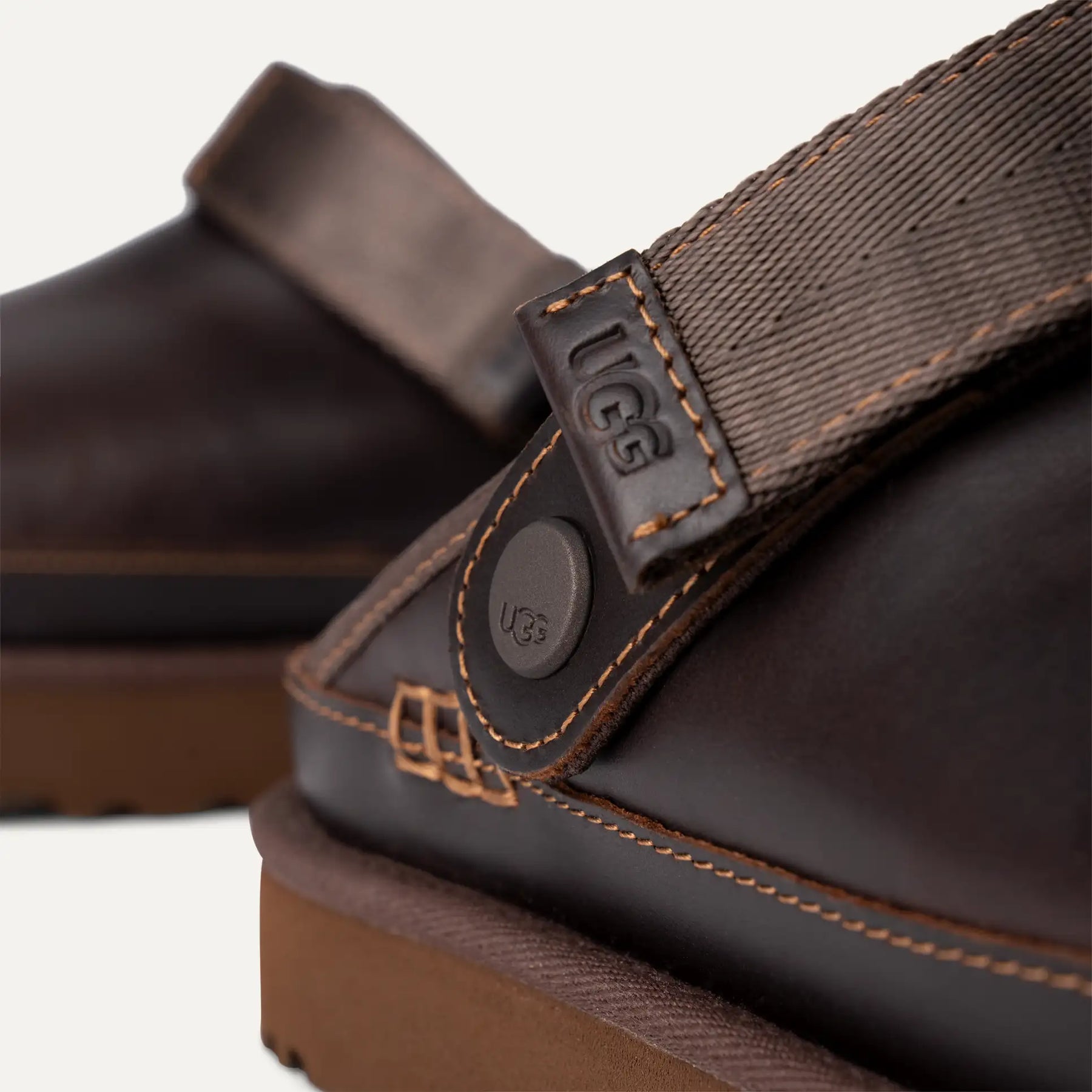 UGG® Goldenstar Clog – Regenerative Leather Clog with Swivel Heel Strap & Eco Comfort