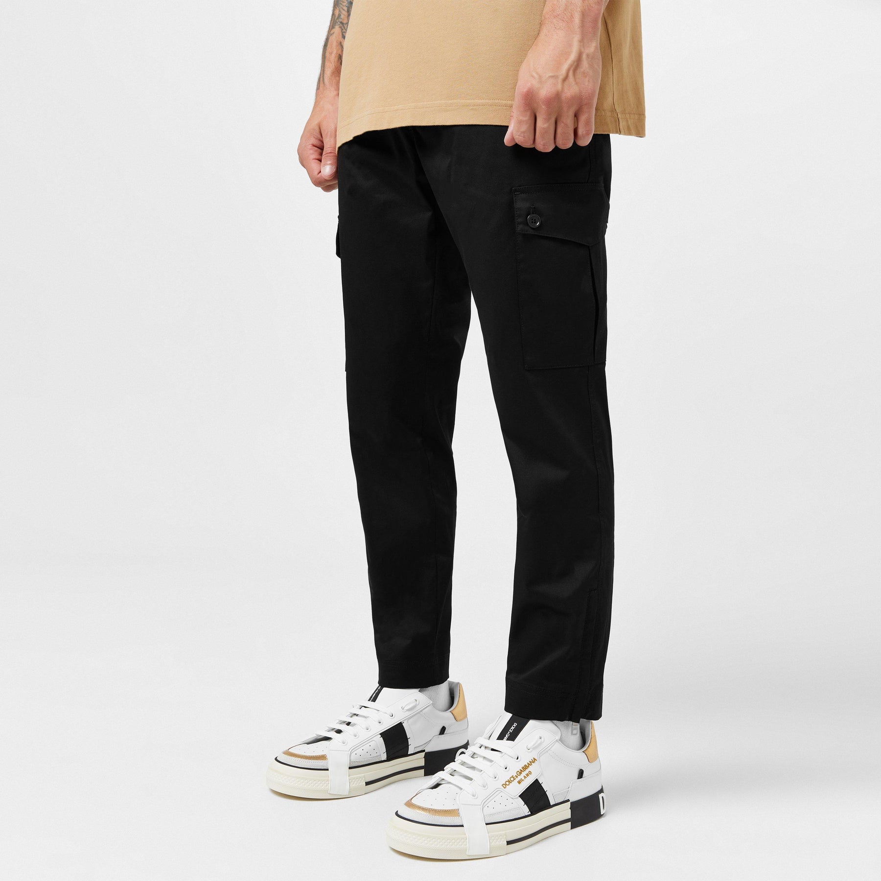 Calfskin 2.Zero Custom Sneakers With Contrasting Details