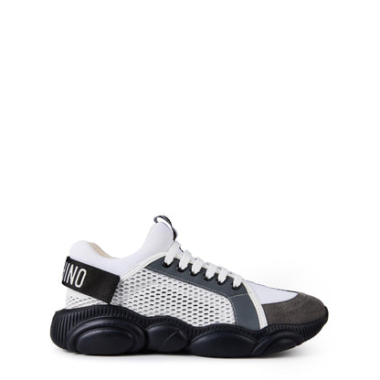 Mesh Teddy Low Top Trainers