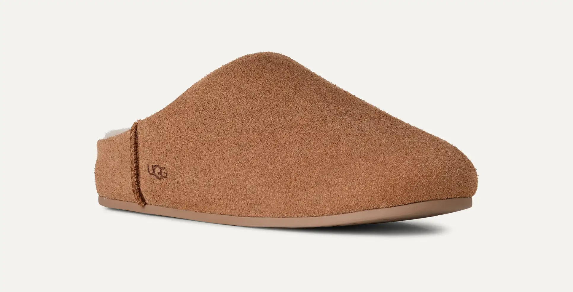 UGG Women's Elea Water-Resistant Suede Slip-On with Sheepskin Lining – Cozy Outdoor Slipper