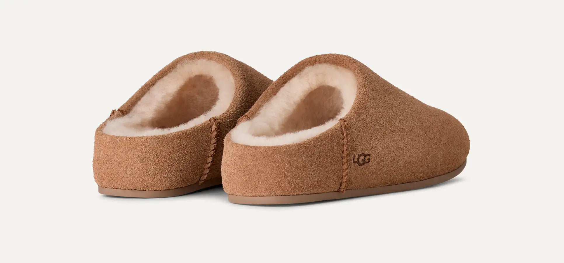 UGG Women's Elea Water-Resistant Suede Slip-On with Sheepskin Lining – Cozy Outdoor Slipper