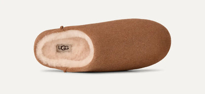 UGG Women's Elea Water-Resistant Suede Slip-On with Sheepskin Lining – Cozy Outdoor Slipper