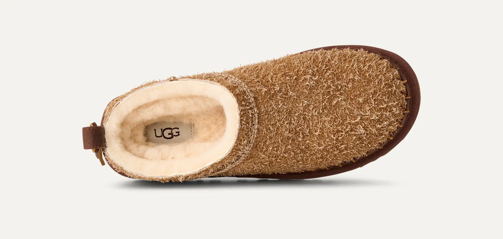 Classic Micro Biarritz – Coastal-Inspired Sheepskin Boot with Tassel Detail