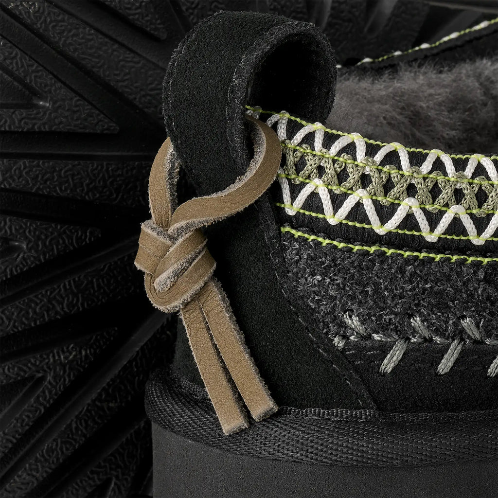 Tasman Biarritz – Limited Edition Hairy Suede Slippers with UGGbraid Collar
