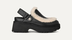 UGG® Esmee Leather Clog – Heritage Comfort, Elevated Style