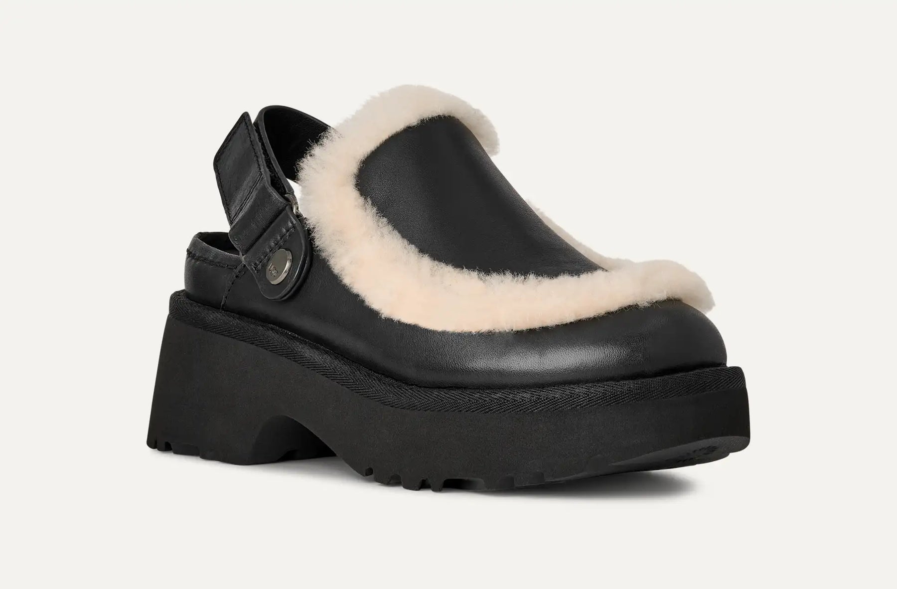 UGG® Esmee Leather Clog – Heritage Comfort, Elevated Style