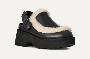 UGG® Esmee Leather Clog – Heritage Comfort, Elevated Style