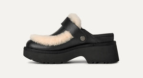 UGG® Esmee Leather Clog – Heritage Comfort, Elevated Style