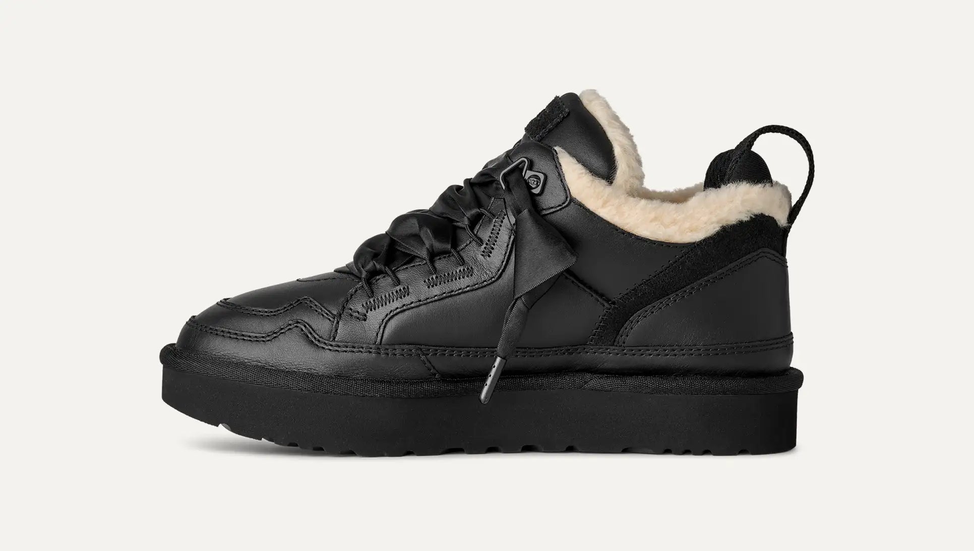 UGG® Lowmel LTHR Sneaker – Leather Street Style with Cozy UGGplush™ Comfort