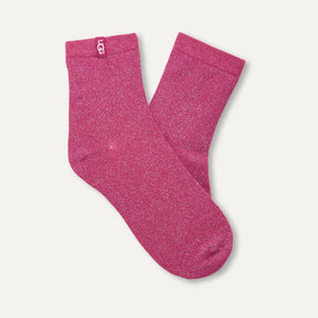 UGG® Lavinia Shimmer Quarter Socks – Sparkle in Every Step