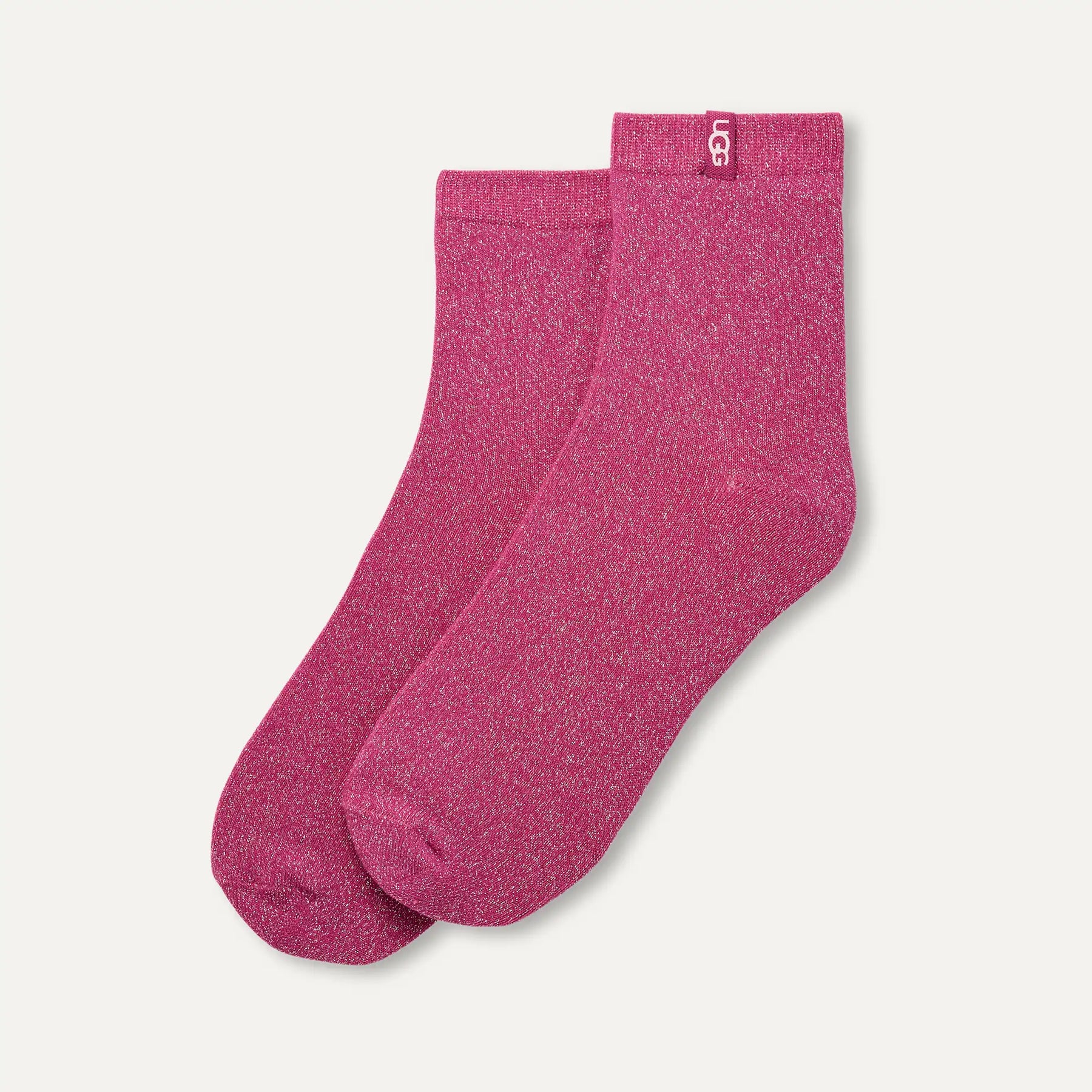 UGG® Lavinia Shimmer Quarter Socks – Sparkle in Every Step