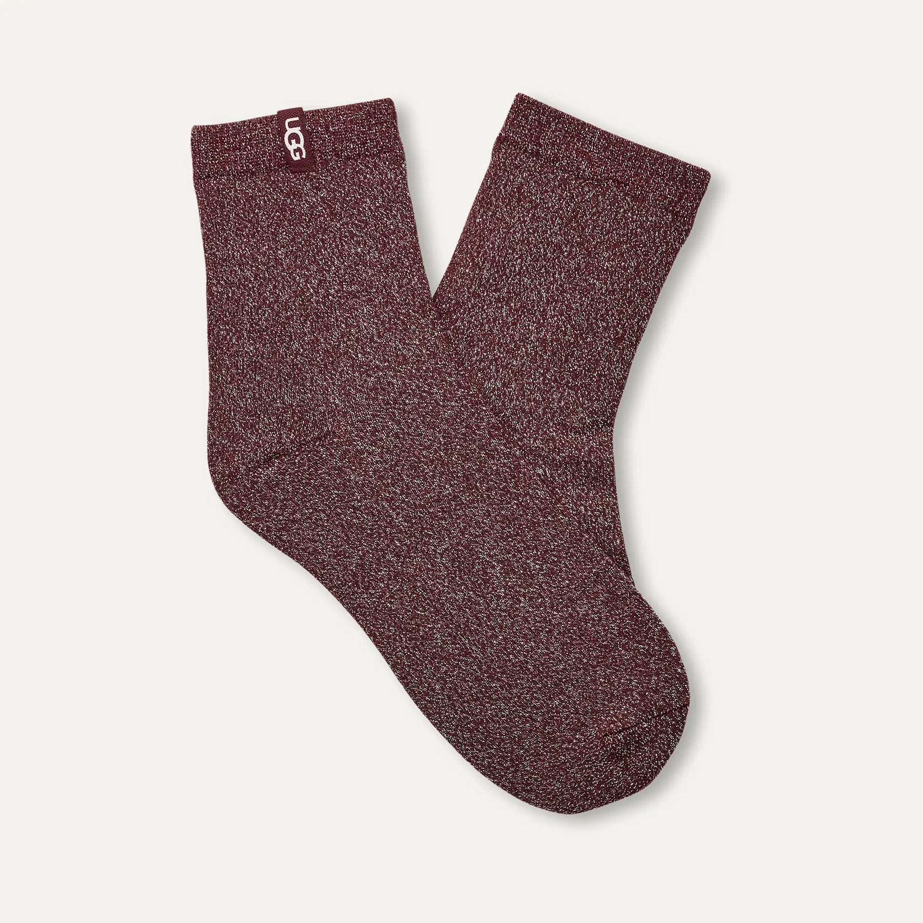 UGG® Lavinia Shimmer Quarter Socks – Sparkle in Every Step