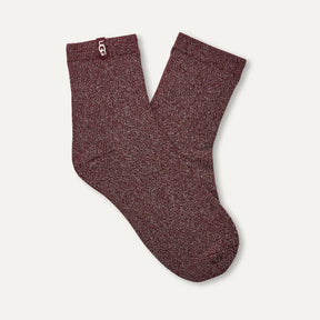 UGG® Lavinia Shimmer Quarter Socks – Sparkle in Every Step