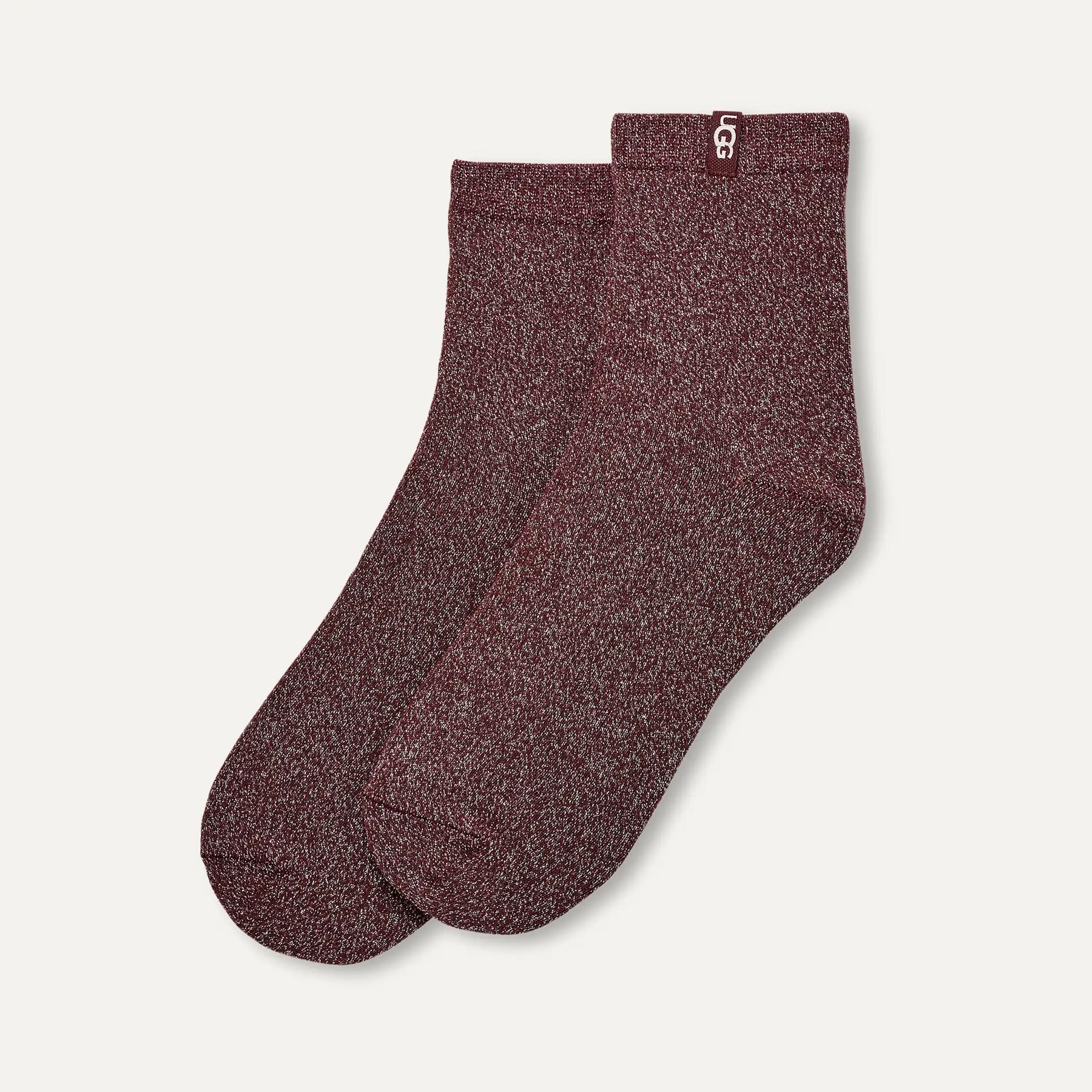 UGG® Lavinia Shimmer Quarter Socks – Sparkle in Every Step