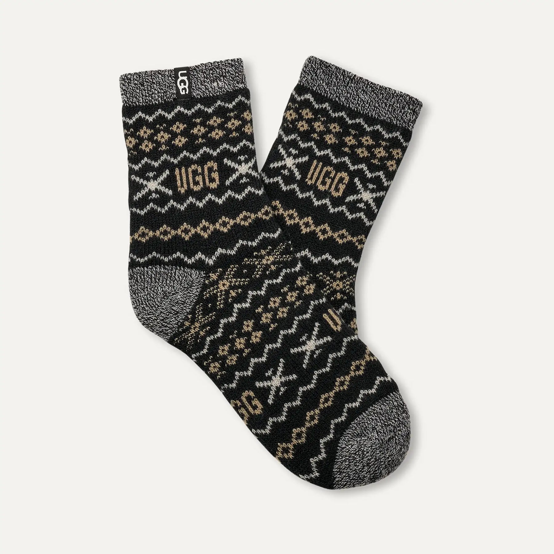UGG® Cressida Cozy Quarter Sock – Plush Comfort with UGGIsle Flair