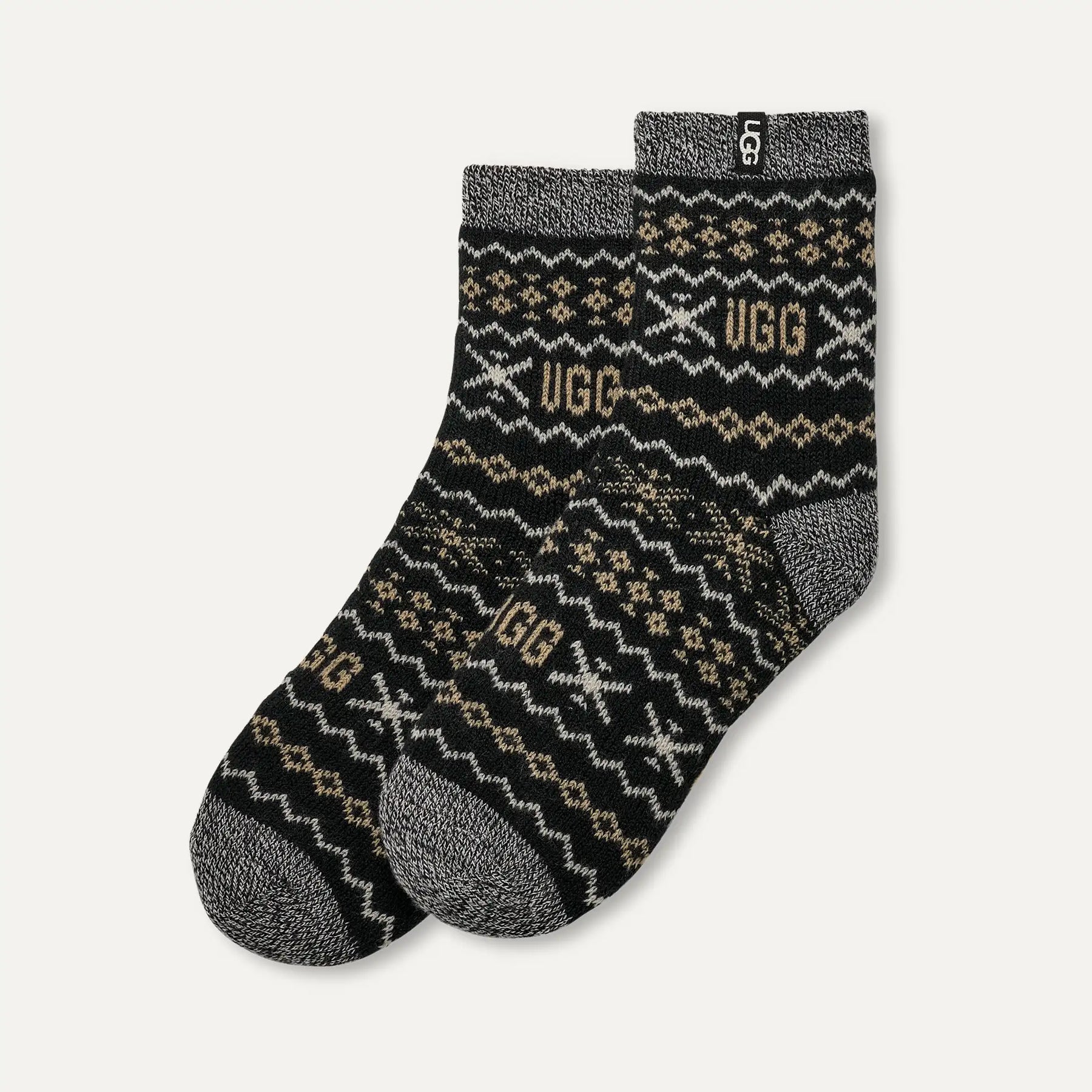 UGG® Cressida Cozy Quarter Sock – Plush Comfort with UGGIsle Flair