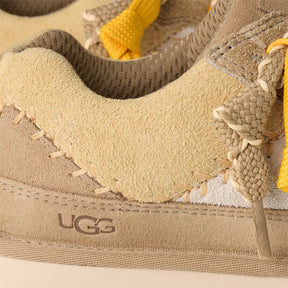 UGG Lo Lowmel Biarritz Sneaker – Hairy Suede Upper, Lightweight Sugarcane EVA Outsole & Retro Design