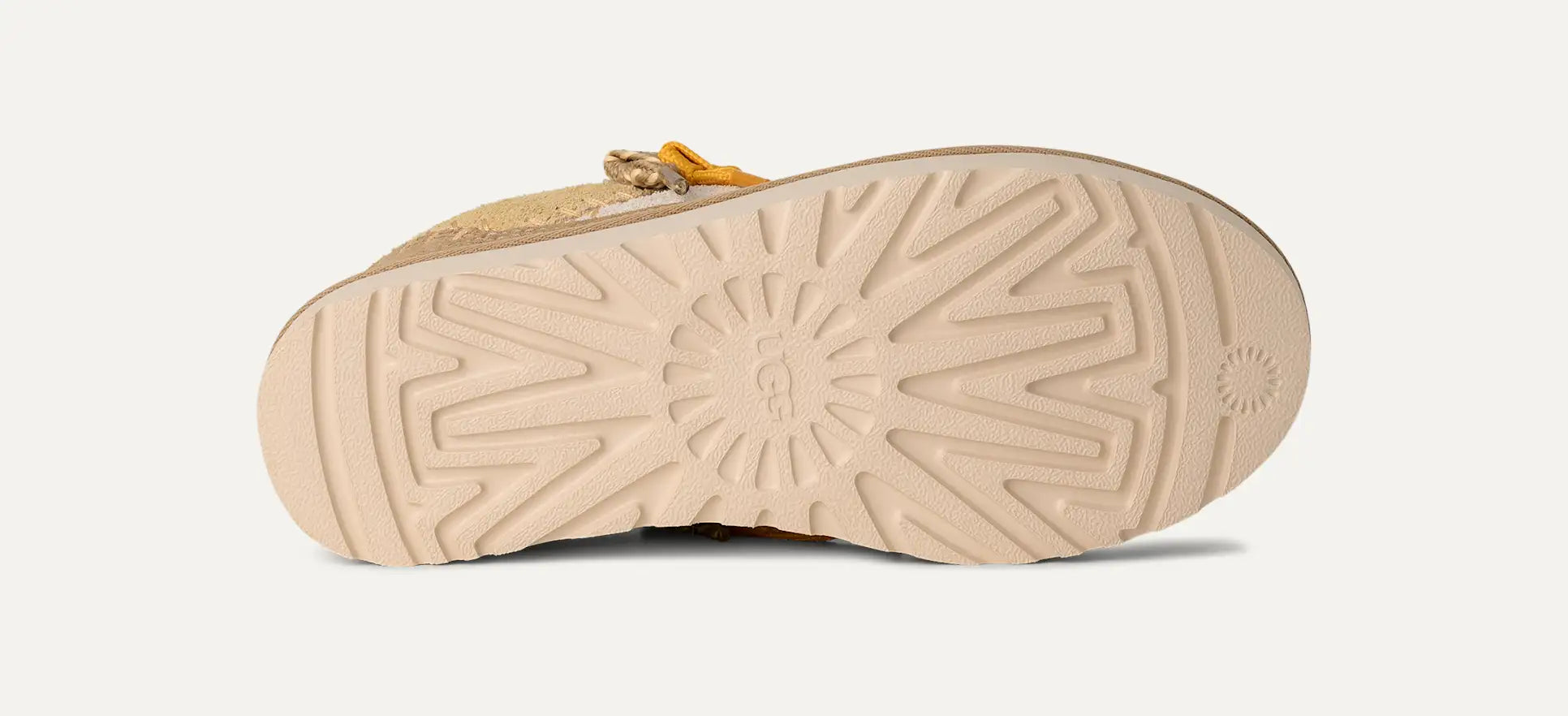 UGG Lo Lowmel Biarritz Sneaker – Hairy Suede Upper, Lightweight Sugarcane EVA Outsole & Retro Design