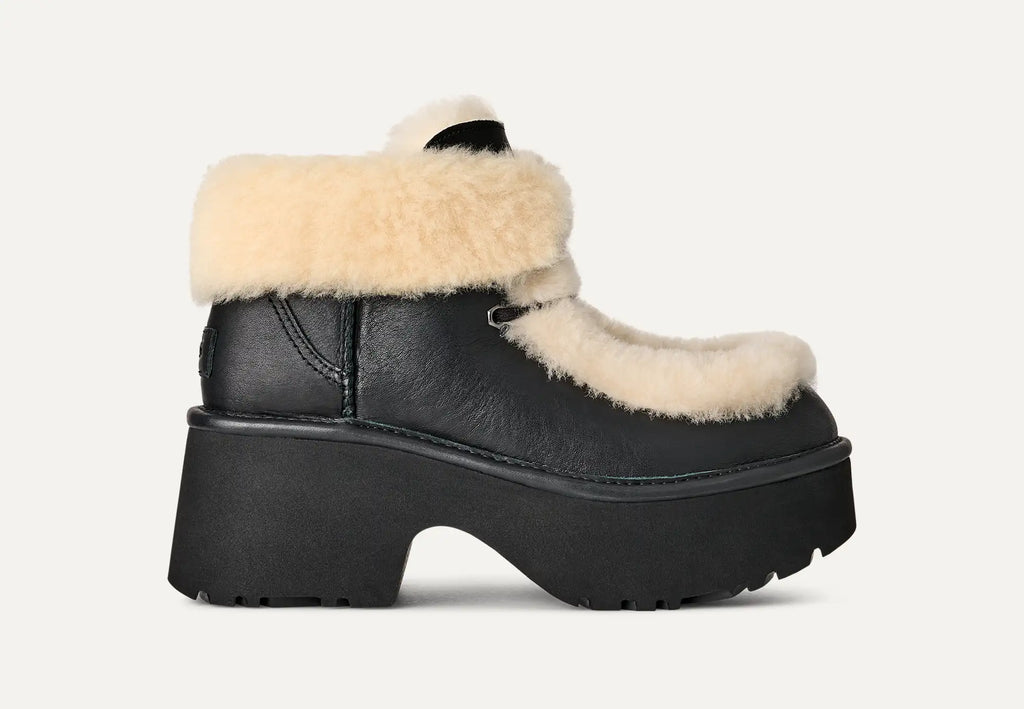 UGG® Esmee Leather Lace Up – Elevated Classics with Sheepskin Luxury
