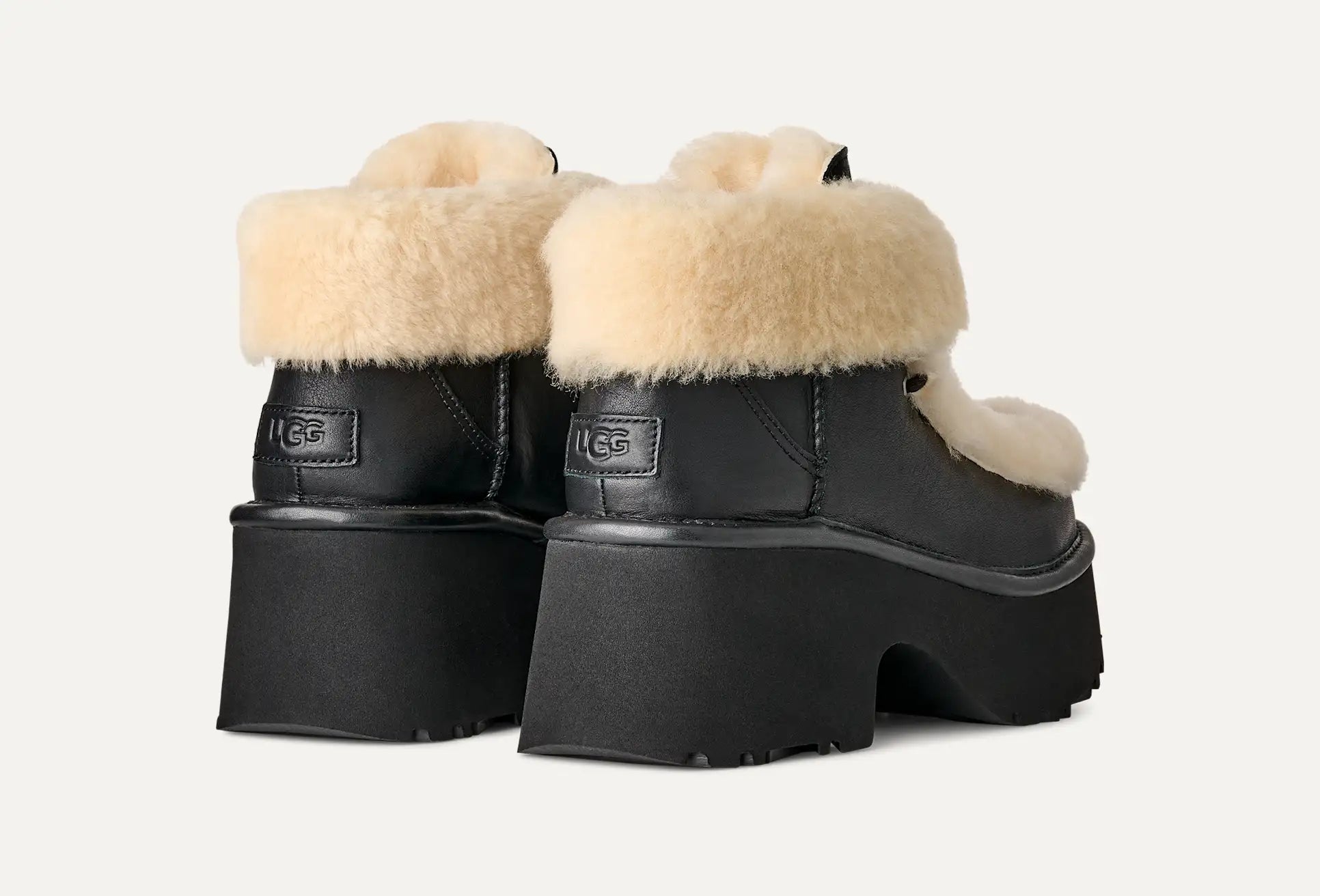 UGG® Esmee Leather Lace Up – Elevated Classics with Sheepskin Luxury