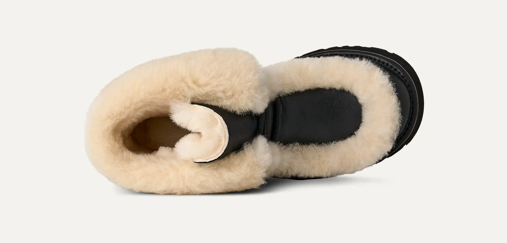 UGG® Esmee Leather Lace Up – Elevated Classics with Sheepskin Luxury