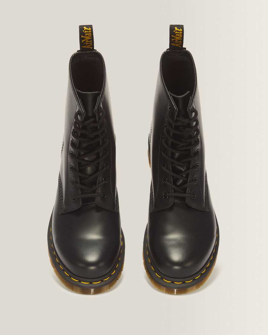 1460 Smooth Leather Lace Up Boots — Black