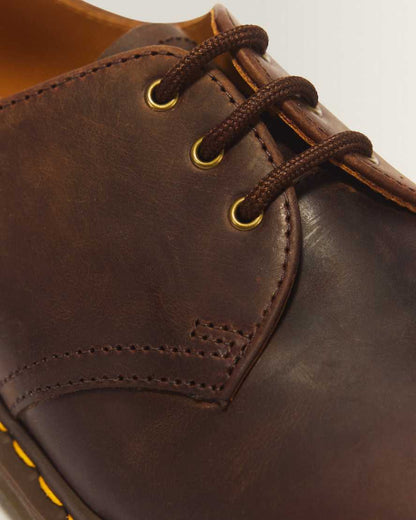 1461 Crazy Horse Leather Oxford Shoes — Brown