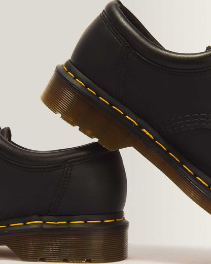 8053 Nappa Leather Casual Shoes — Black