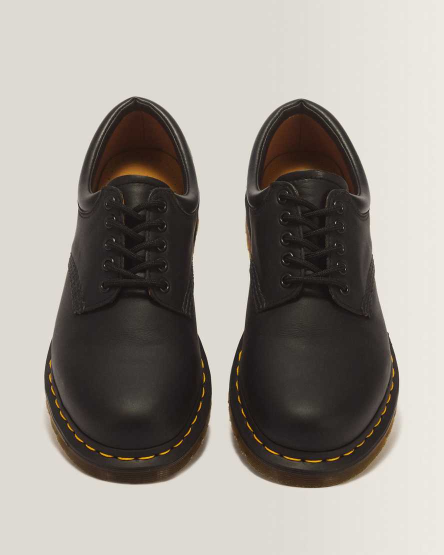 8053 Nappa Leather Casual Shoes — Black
