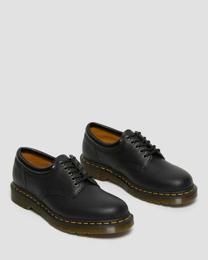 8053 Nappa Leather Casual Shoes — Black
