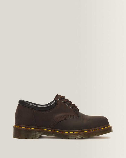 8053 Crazy Horse Leather Casual Shoes — Dark Brown