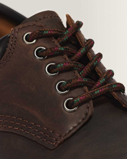 8053 Crazy Horse Leather Casual Shoes — Dark Brown