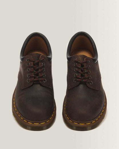 8053 Crazy Horse Leather Casual Shoes — Dark Brown