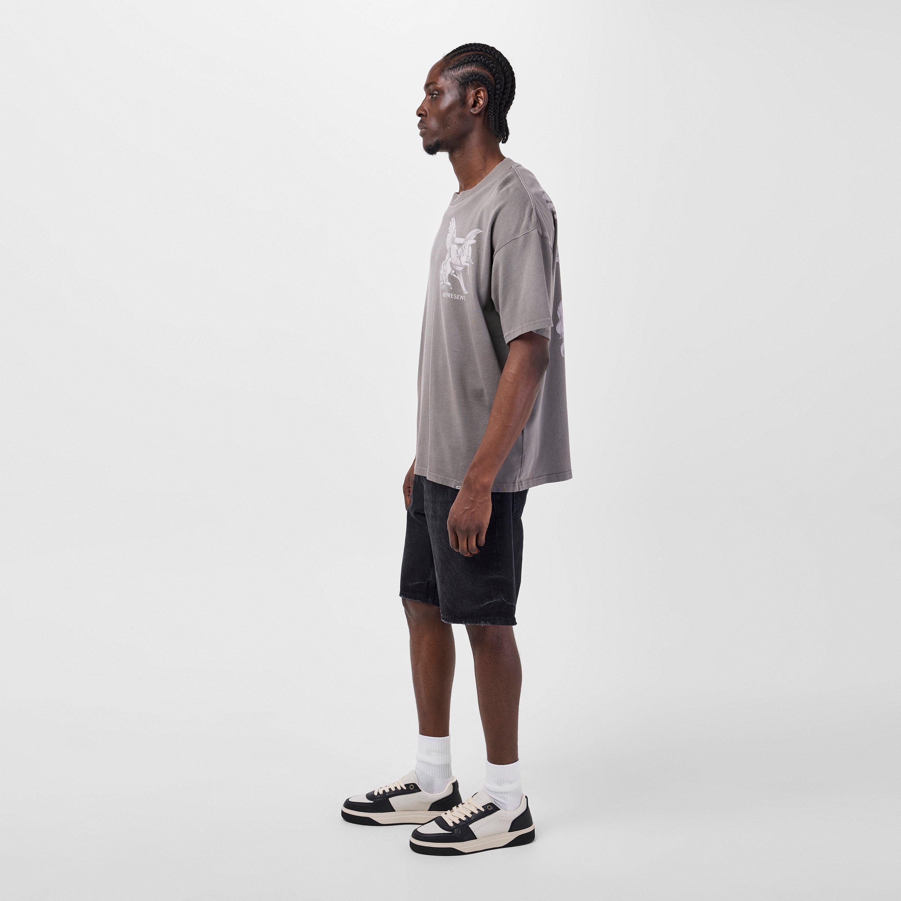 Initial Leather Lace Up Low-Top Trainers