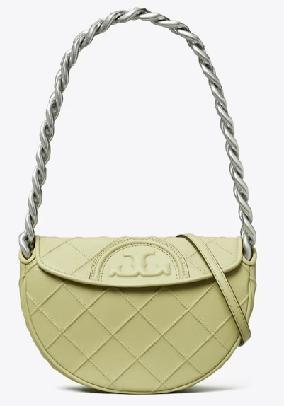 Tory Burch MINI FLEMING SOFT CRESCENT BAG - Bags | Shop From The Mirage