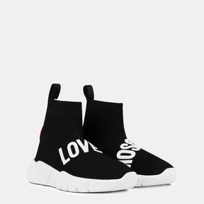 Logo Strap Hi Sock Trainers
