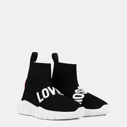 Logo Strap Hi Sock Trainers