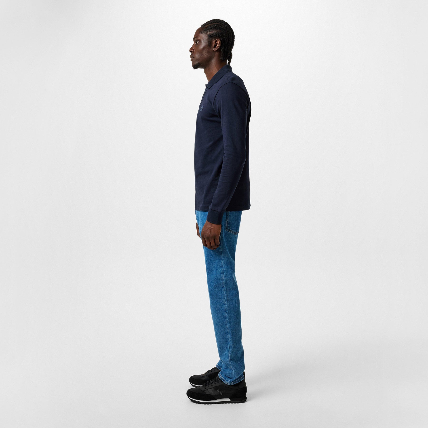 Men's Parkour Runners Textured Mesh Trainers