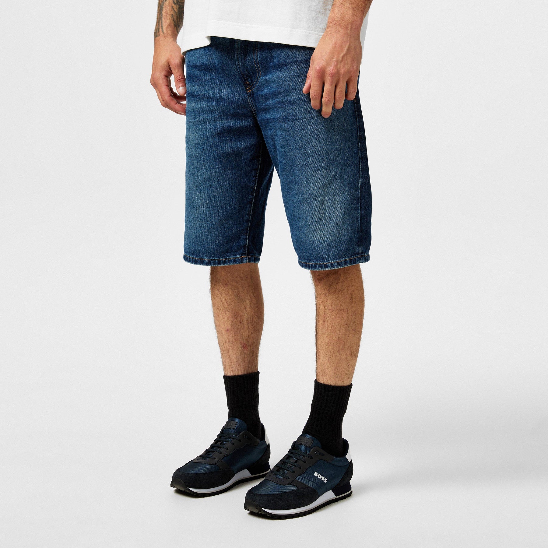 Men's Parkour Runners Textured Mesh Trainers