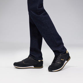 Men's Parkour Runners Textured Mesh Trainers