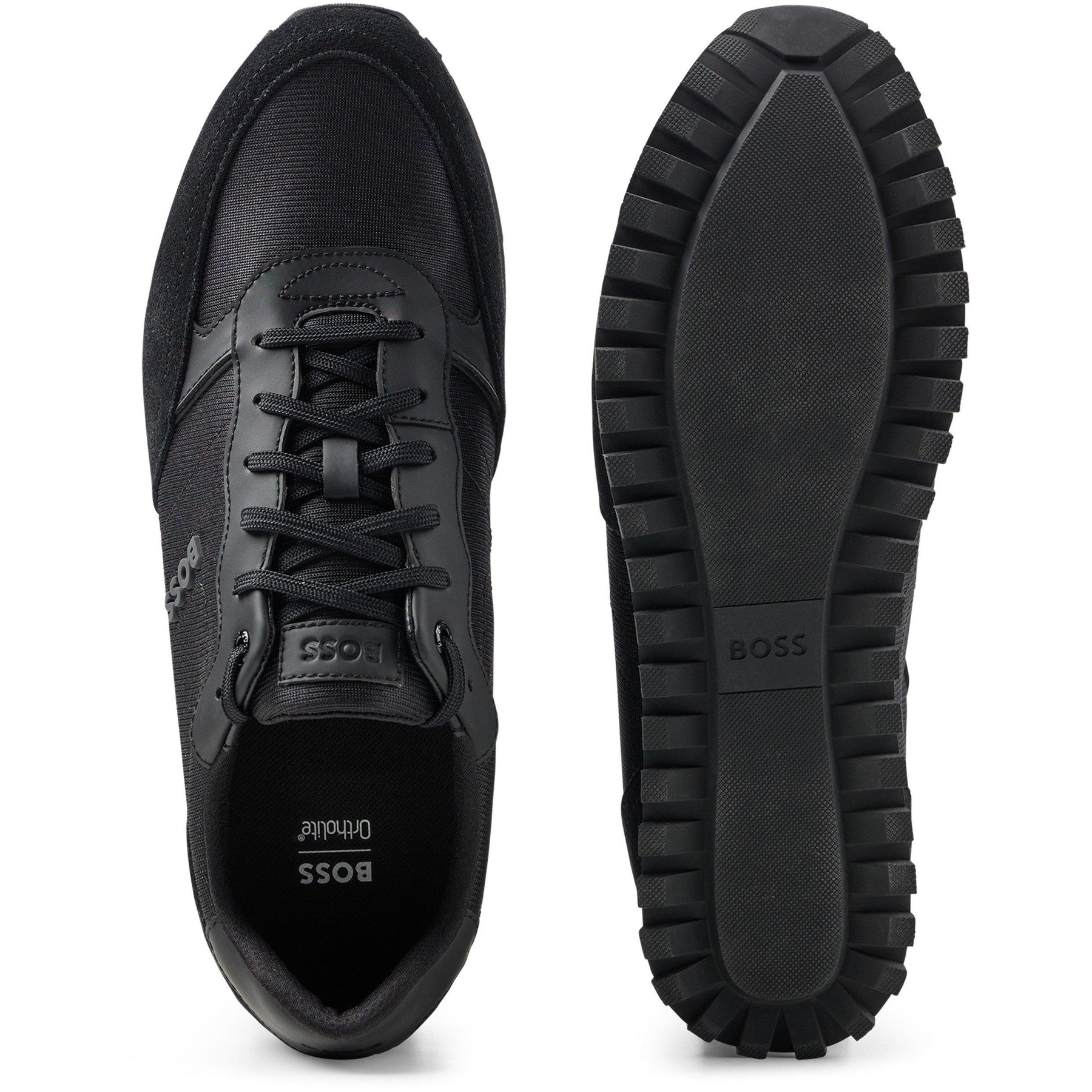 Men's Parkour Runners Textured Mesh Trainers