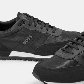 Men's Parkour Runners Textured Mesh Trainers