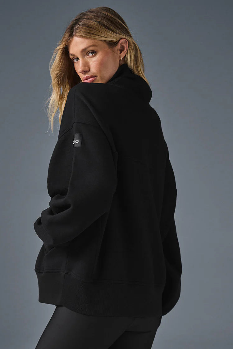Hazy Mock Neck Pullover