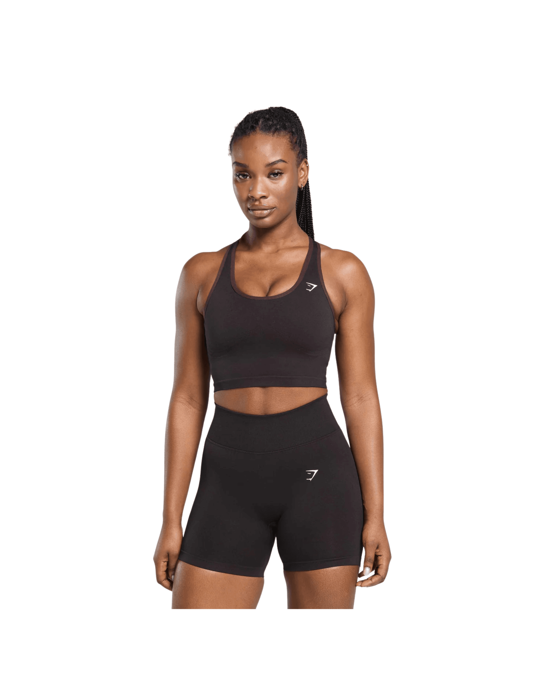 Gymshark Lift Seamless Midi Tank With Shelf Depth Purple