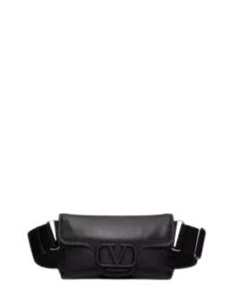 Valentino Garavani Noir Shoulder Bag in Nappa Leather