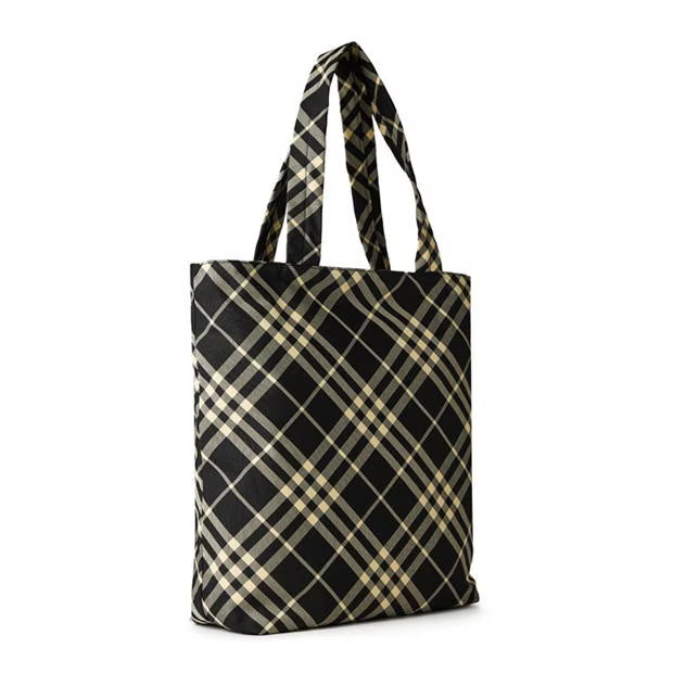 BURBERRY Medium Check Tote Bag