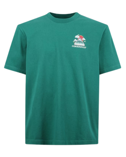 Casablanca Cotton Crewneck T-shirt with Print