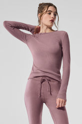 Ribbed Modal Long Sleeve