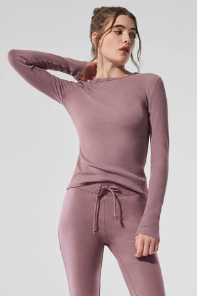 Ribbed Modal Long Sleeve
